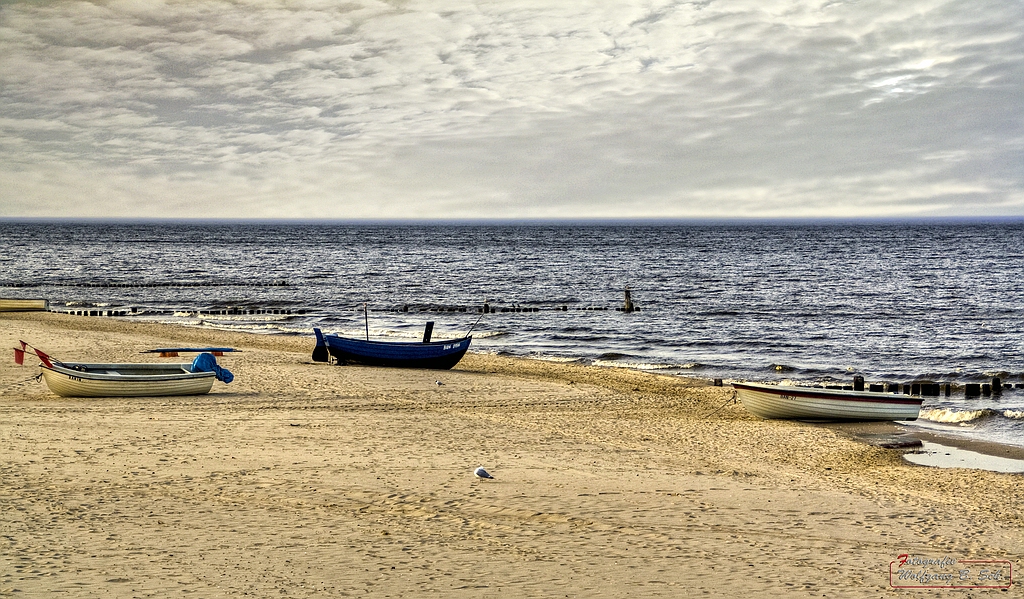 einsam am Strand