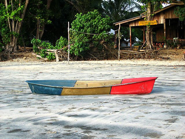 ...einsam am Strand