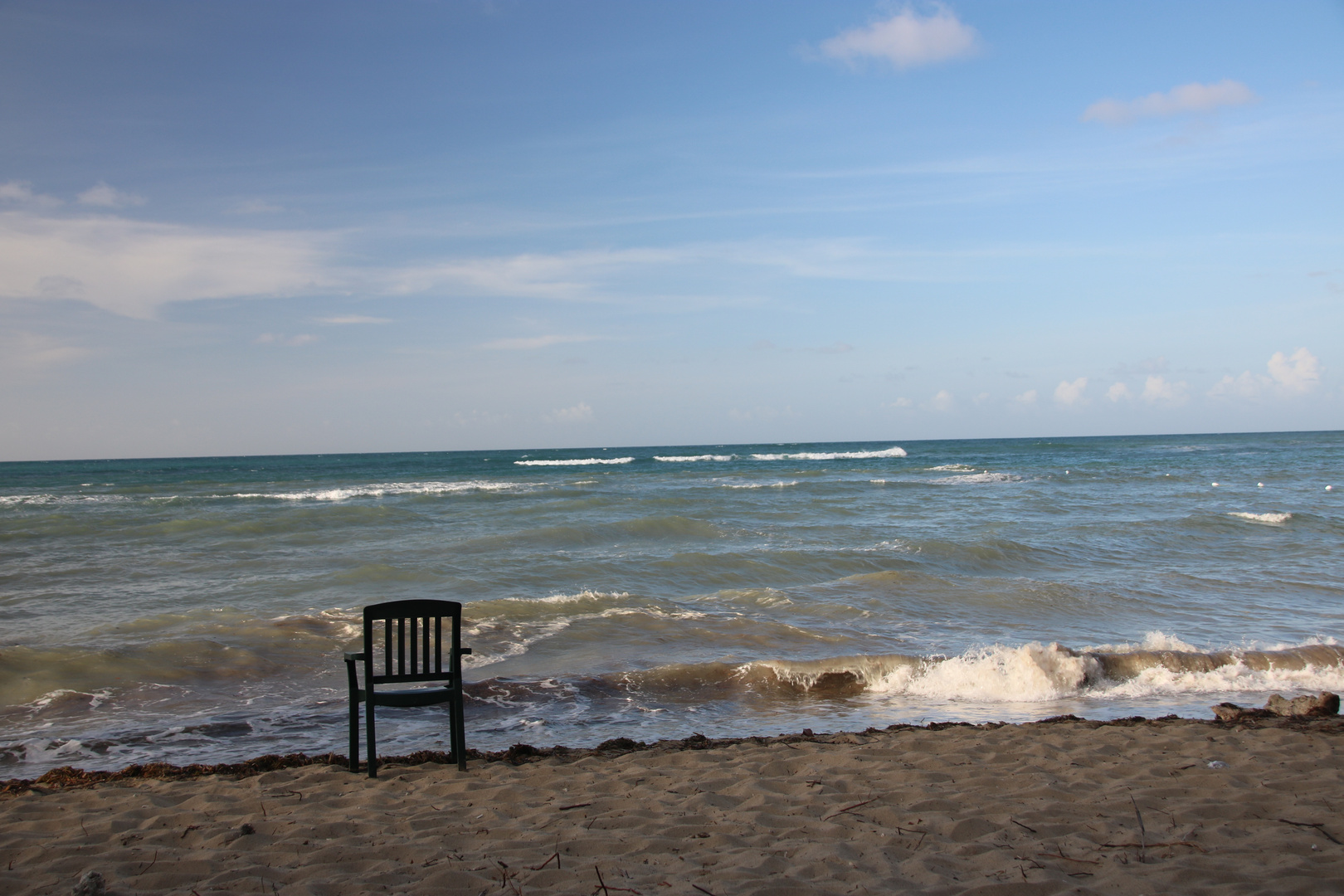 Einsam am Strand