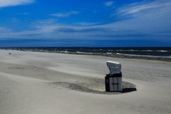 Einsam am Strand