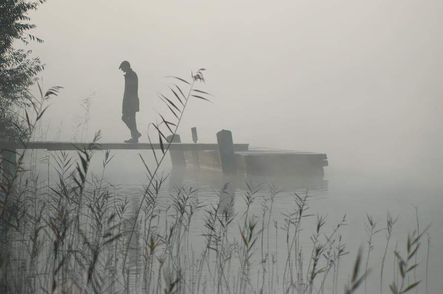 Einsam im Nebel 2