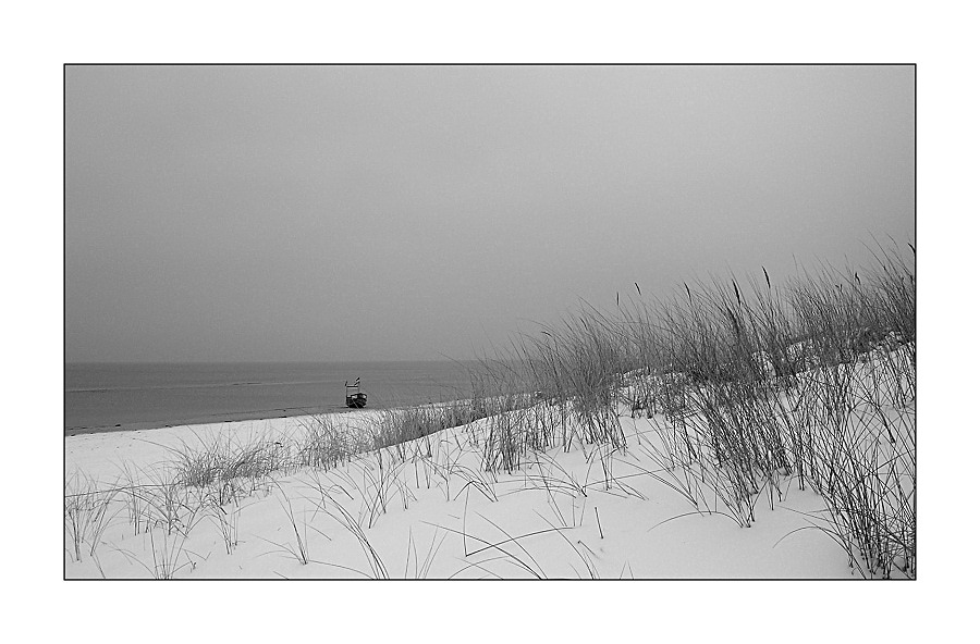 einsam und allein am Strand