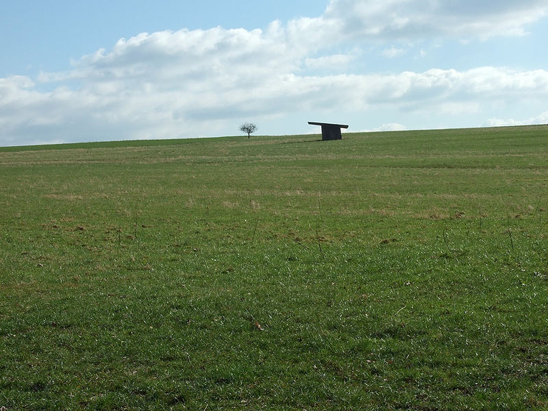 Einsame Baum, mit Hüte