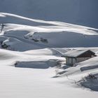 Einsame Berghütte