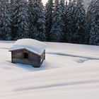 Einsame Bergütte