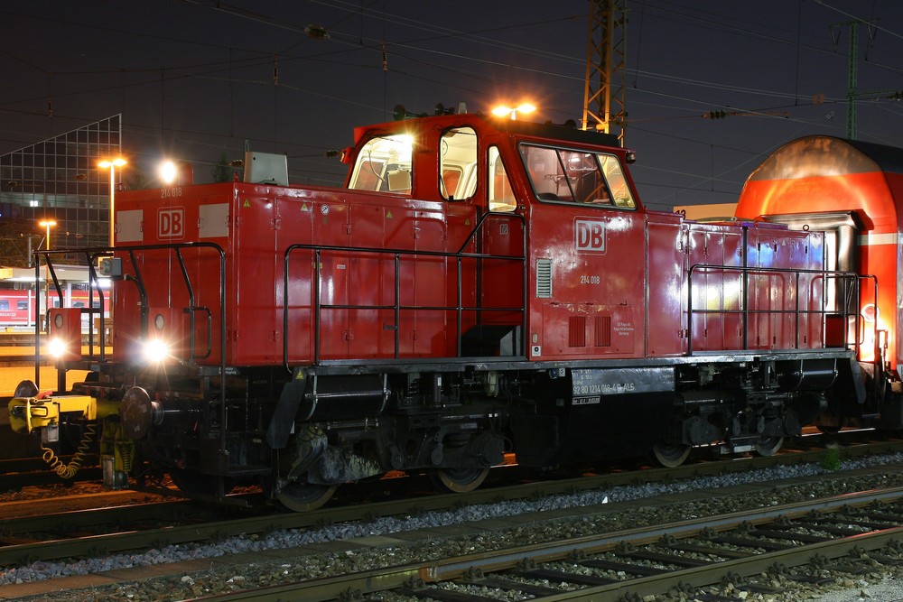 Einsame Br 214 am HBF von Nürnberg