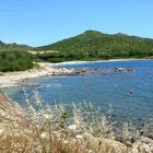 Einsame Bucht am Cap Ferrato