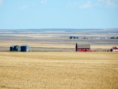 Einsame Farm in Montana