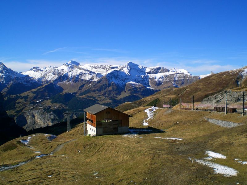 Einsame Hütte