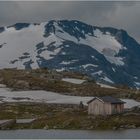 Einsame Hütte ohne Schafe