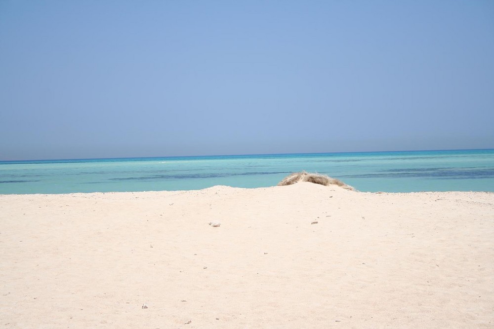 einsame Insel in Ägypten