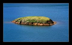 einsame Insel in Island