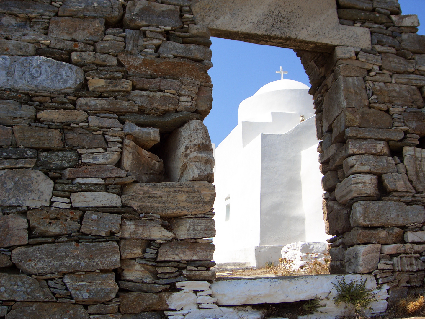 Einsame Kirche auf Sifnos