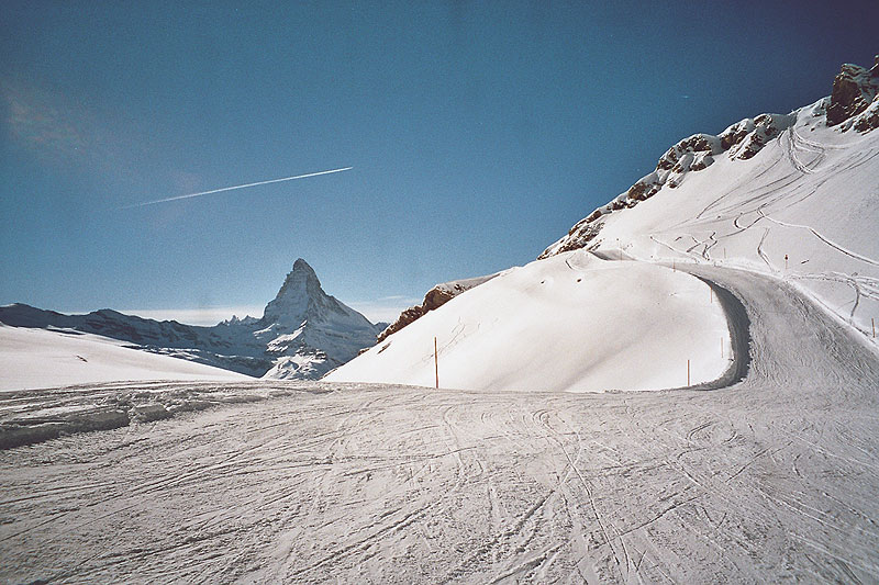 Einsame Piste