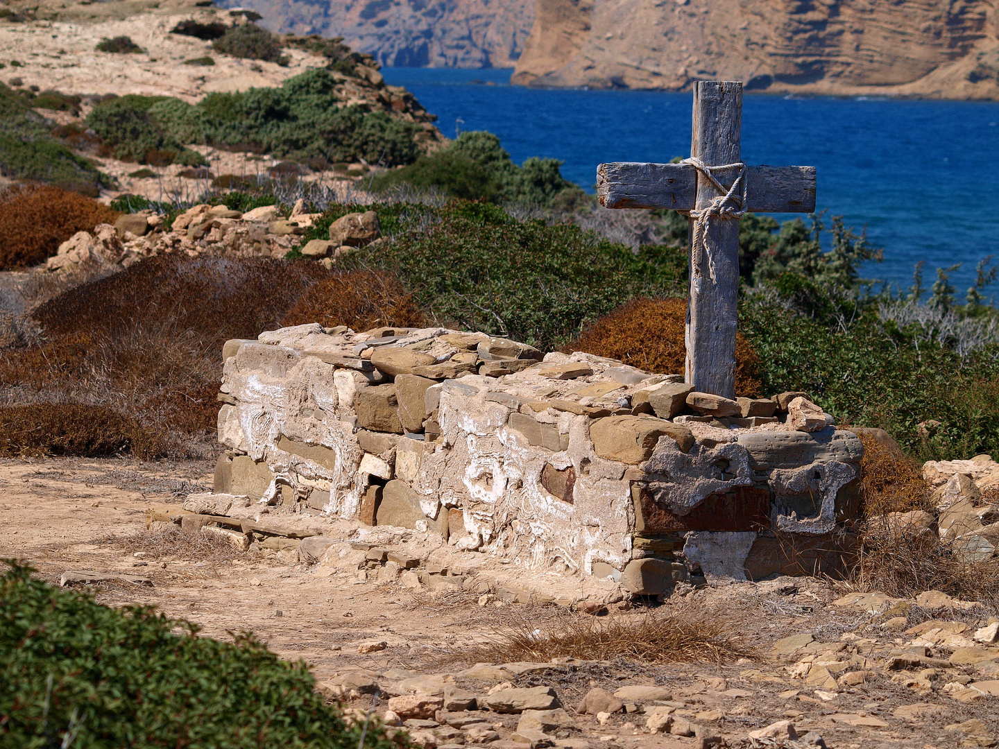 Einsame Ruhestätte auf Rhodos