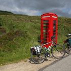 Einsame Telefonzelle in den schottischen Highlands – 14.07.2008