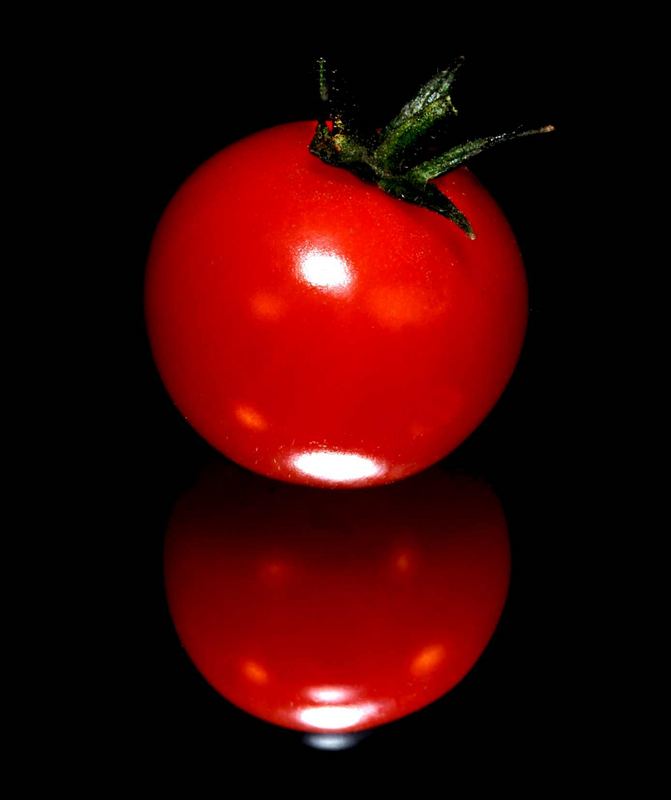 Einsame Tomate