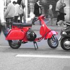 Einsame Vespa