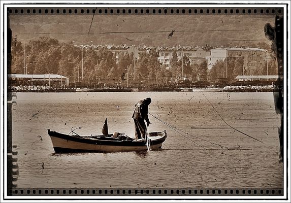 **** * " Einsamer Fischer " *****