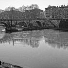 Einsamer Fischer am Tiber.. (Römische Impressionen..)