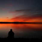 einsamer Fotograf am Steinhuder Meer