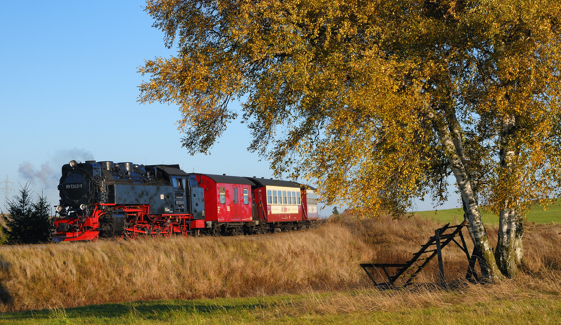 Einsamer Herbstabend 