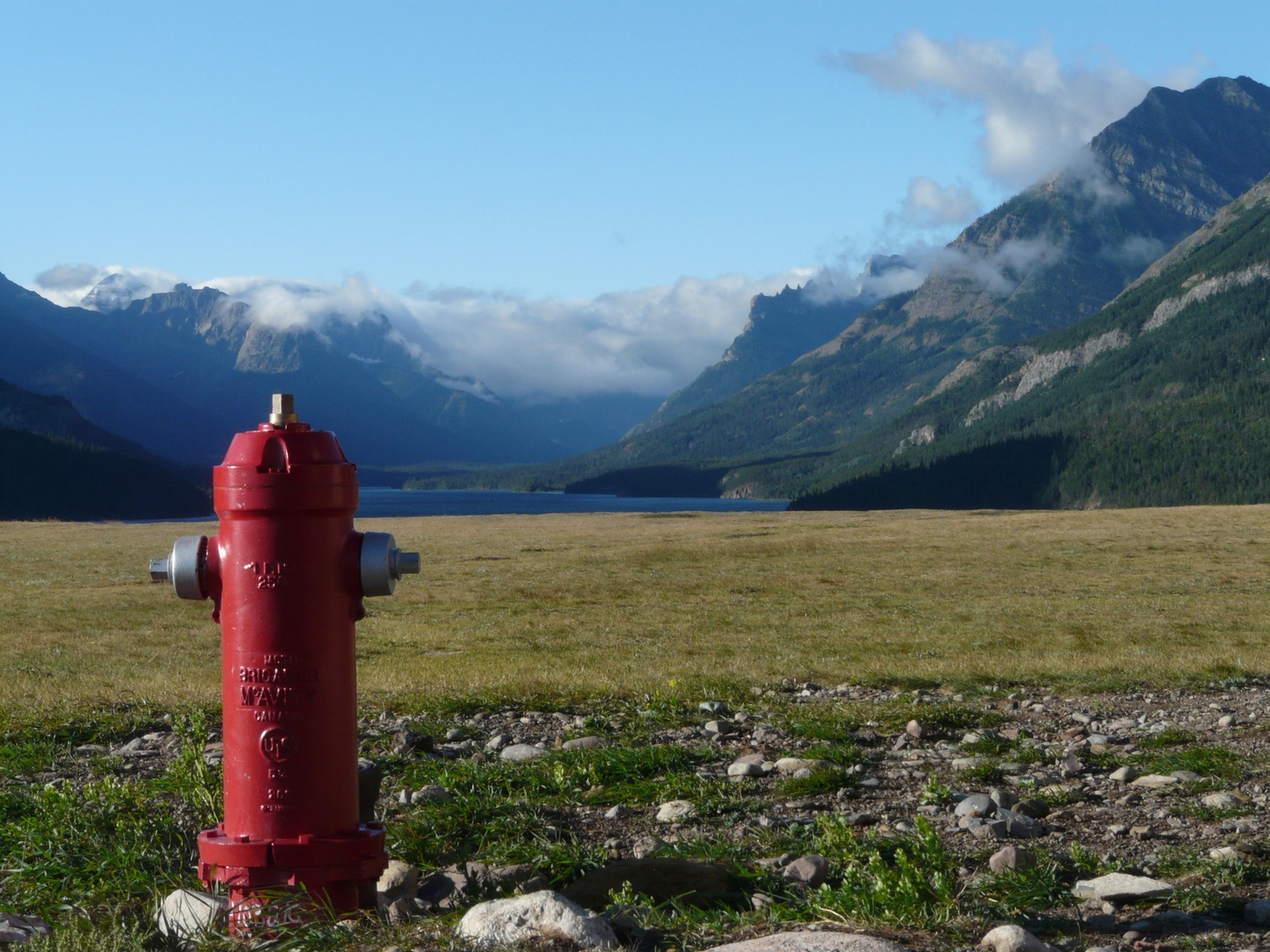 Einsamer Hydrant