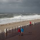 Einsamer Kitesurfer vor Westerland