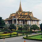 Einsamer Mönch in Phnom Penh