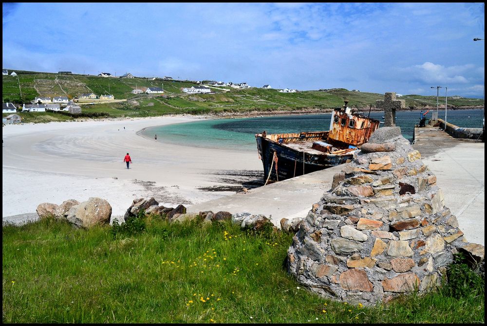 Einsamer Strand auf der Insel Aranmore Foto Bild Einsamer Strand auf der Insel Aranmore Foto Bild