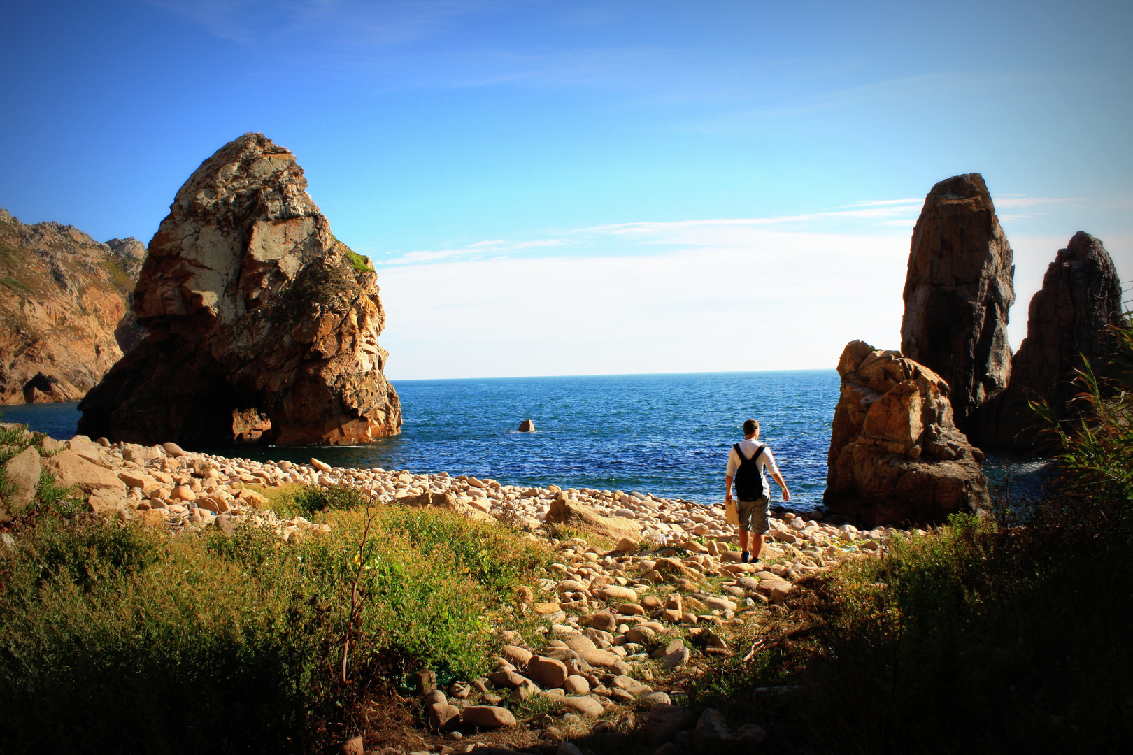 einsamer Strand