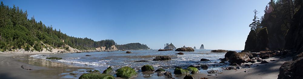 Einsamer Strand... im Olympic National Park im US Bundesstaat Washington