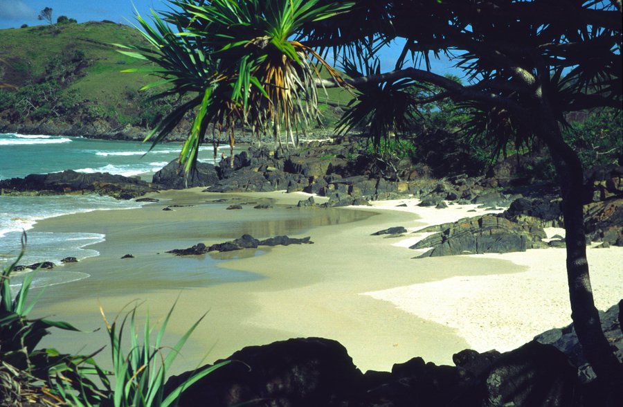 Einsamer Strand in Queensland