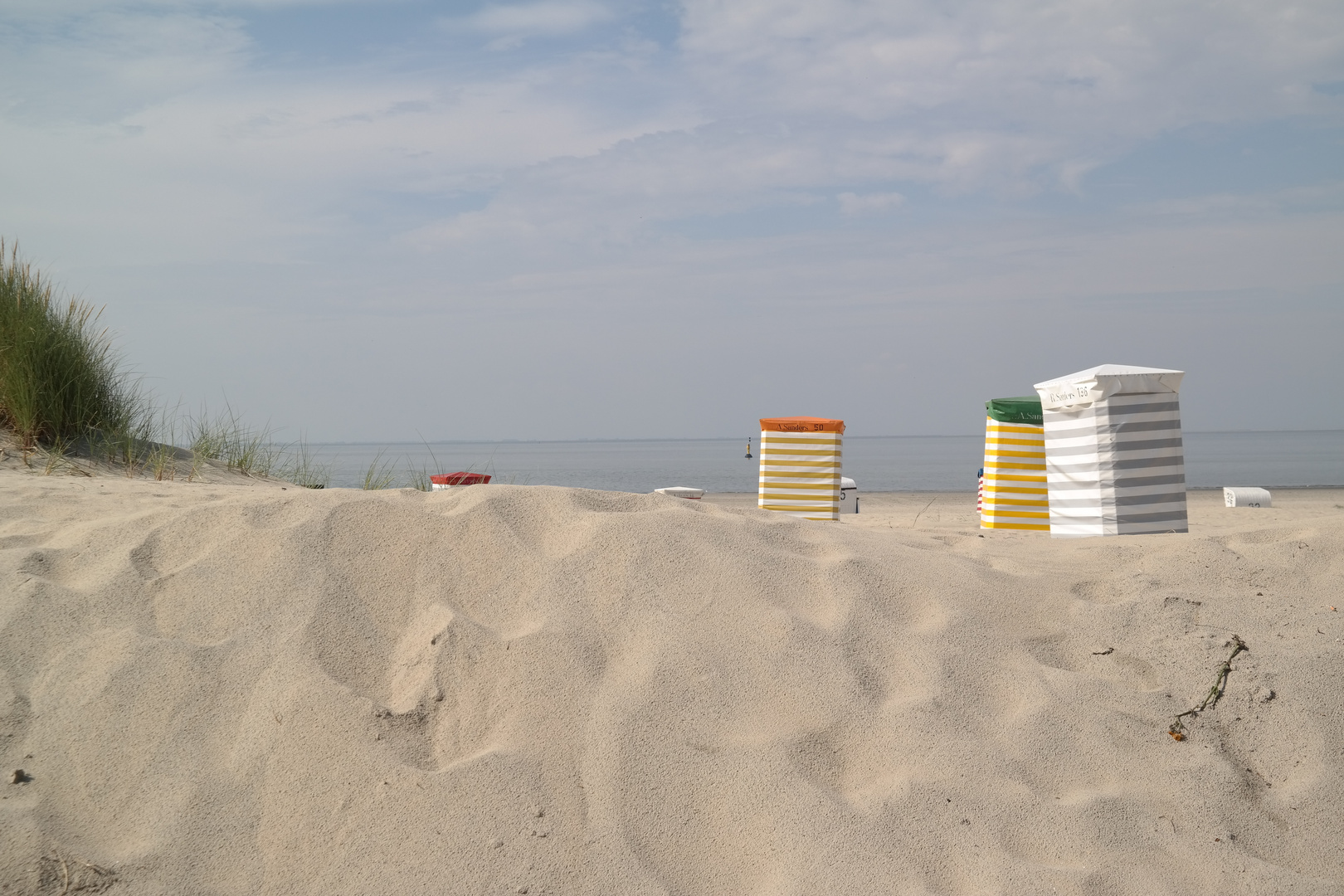Einsamer Strand von Borkum