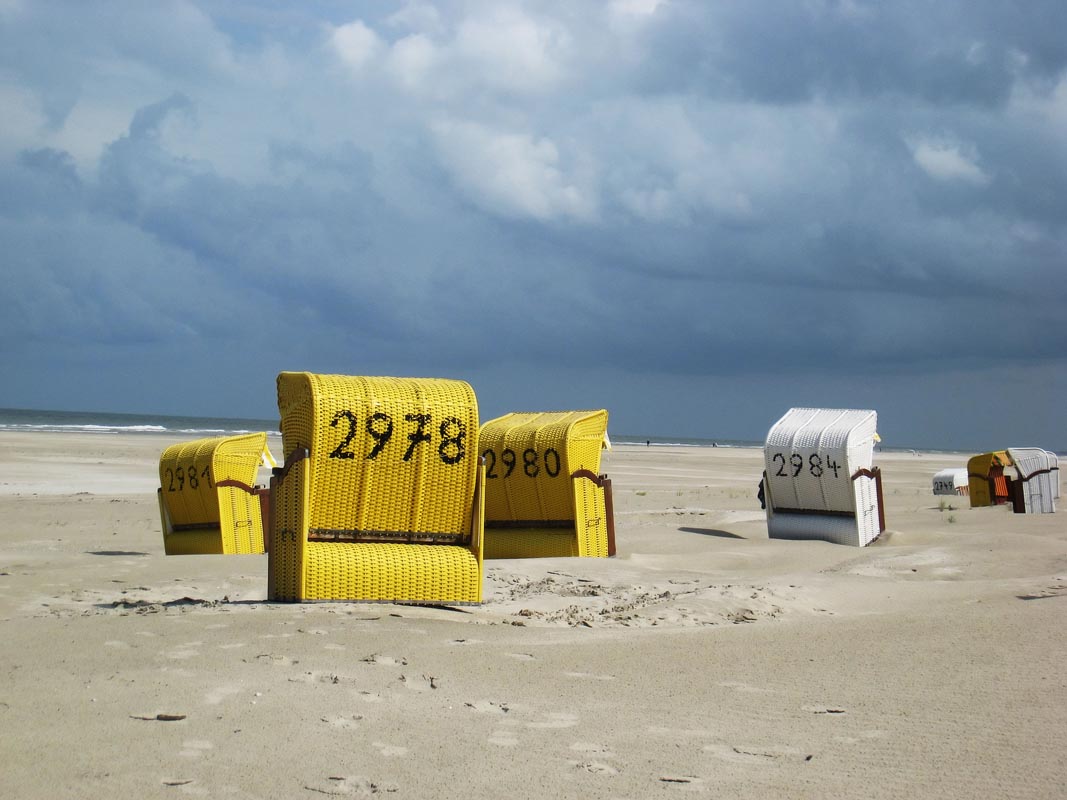 Einsamer Strand von Juist