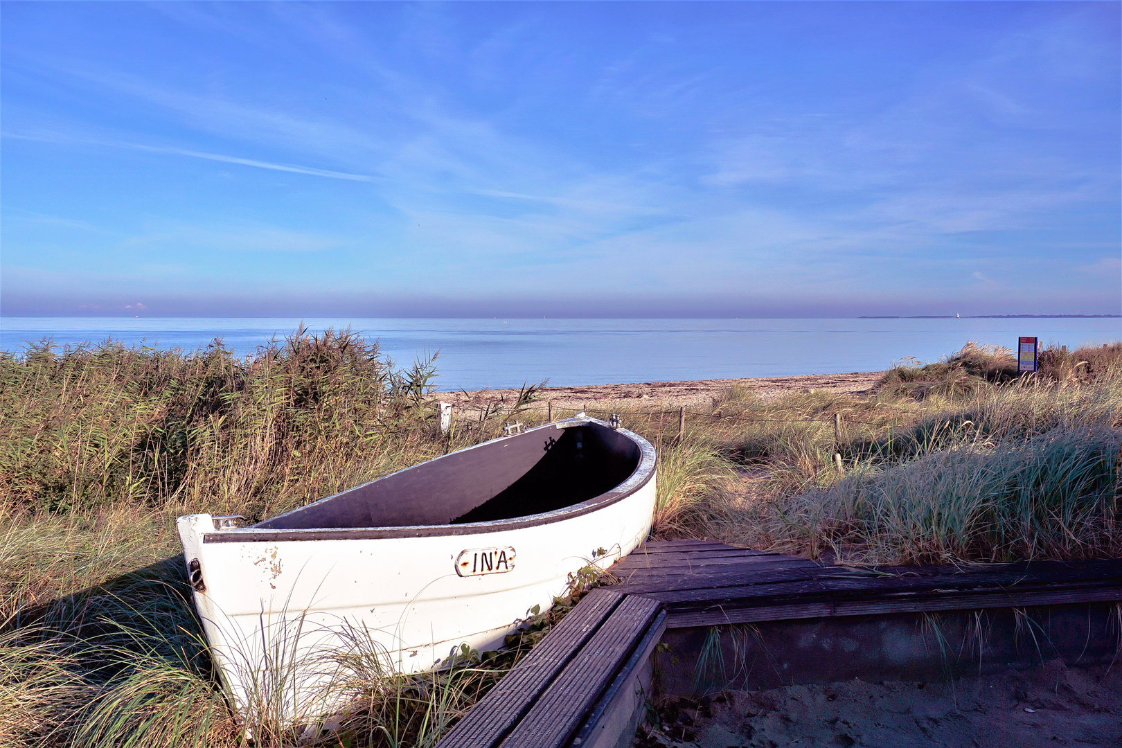 Einsamer Strandmoment