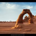 Einsamer Sunset am Delicate Arch