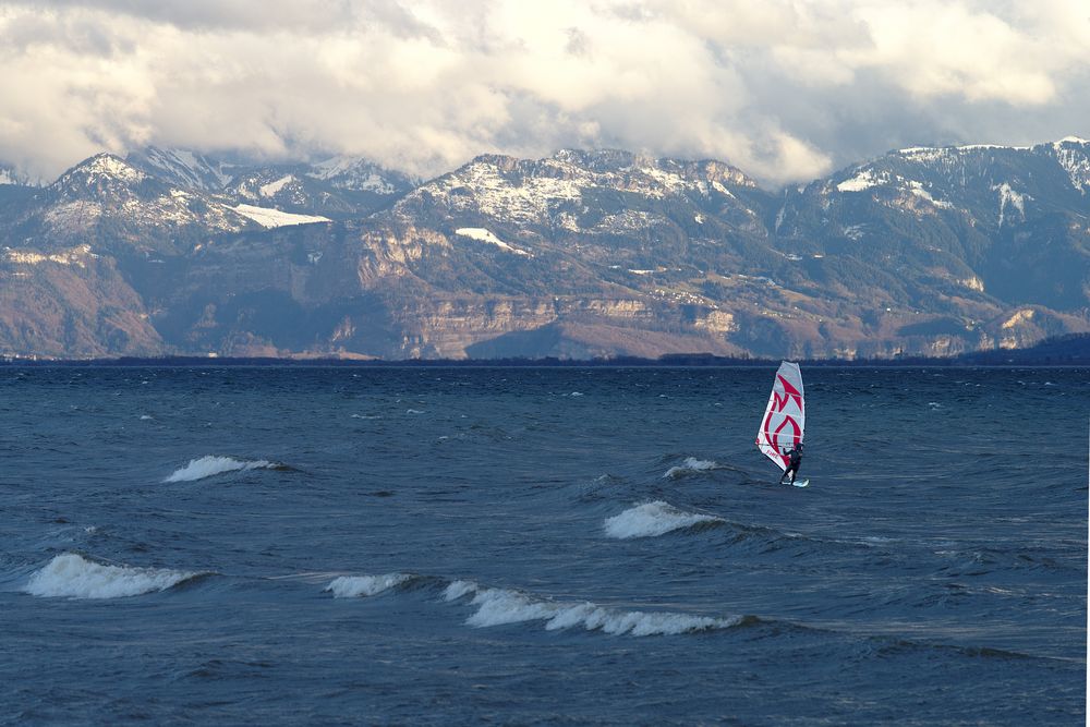 einsamer Surfer