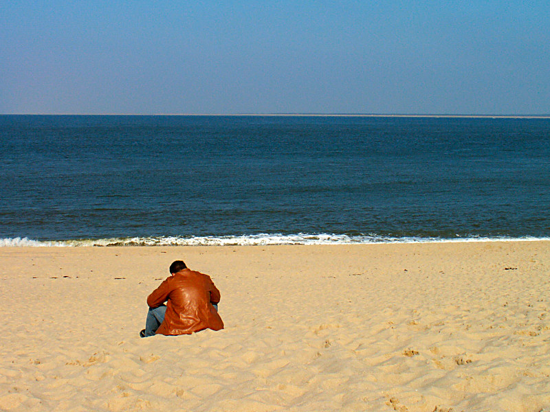 einsamer Träumer auf Sylt