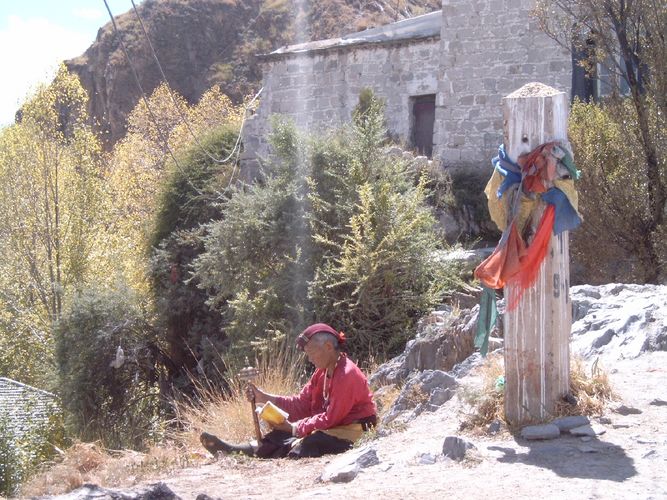 Einsamer Wanderer, Lhasa