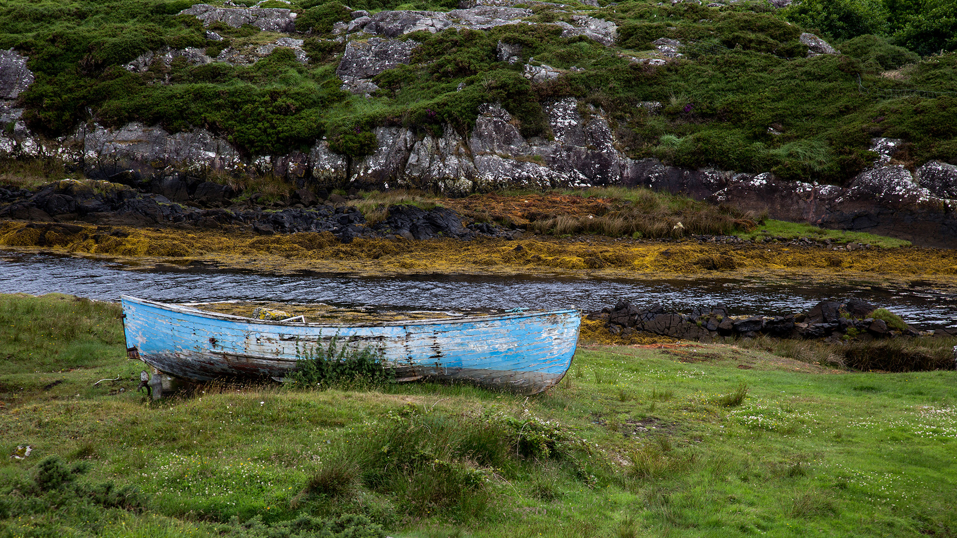 einsames Boot