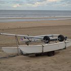 Einsames Boot Zandvoort