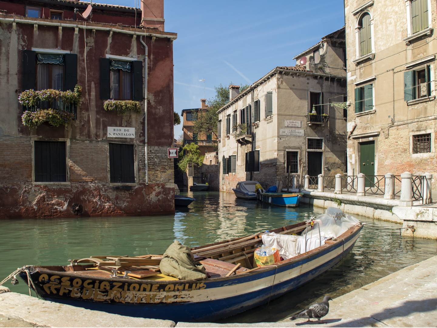 Einsames Eckchen in Venedig