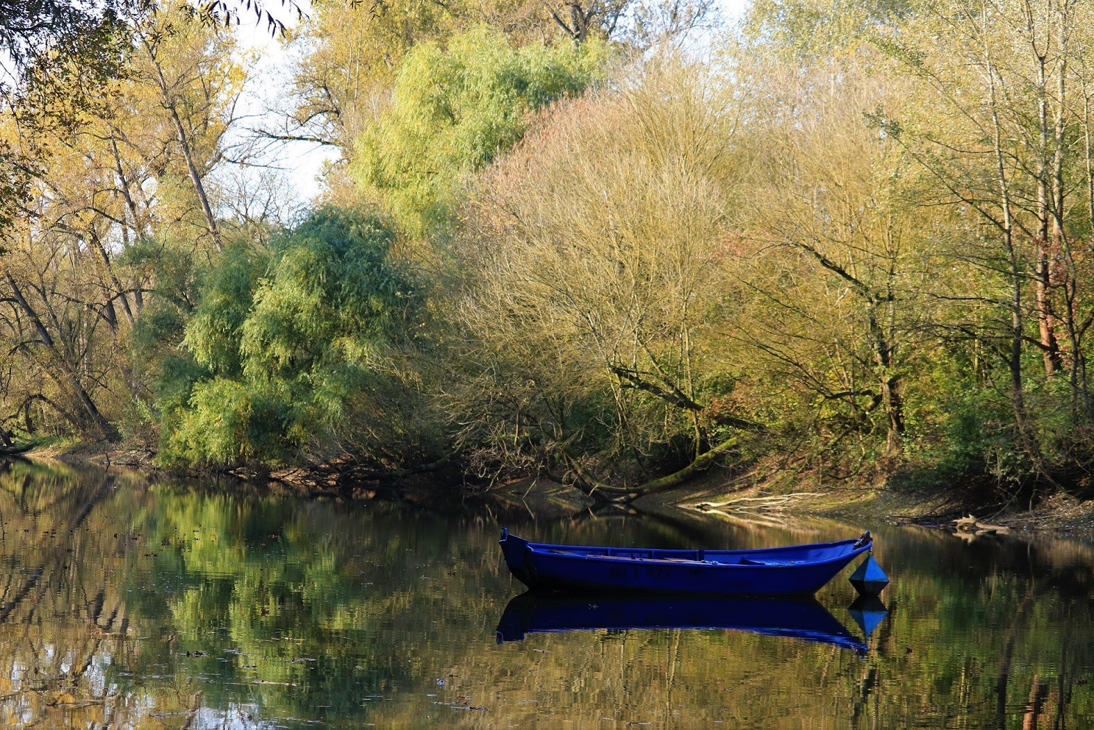 Einsames Fischerboot