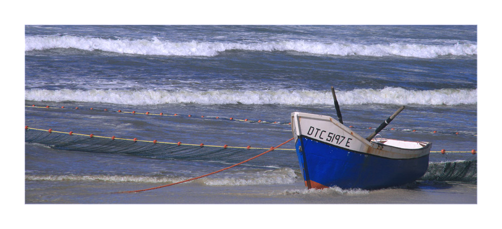 Einsames Fischerboot