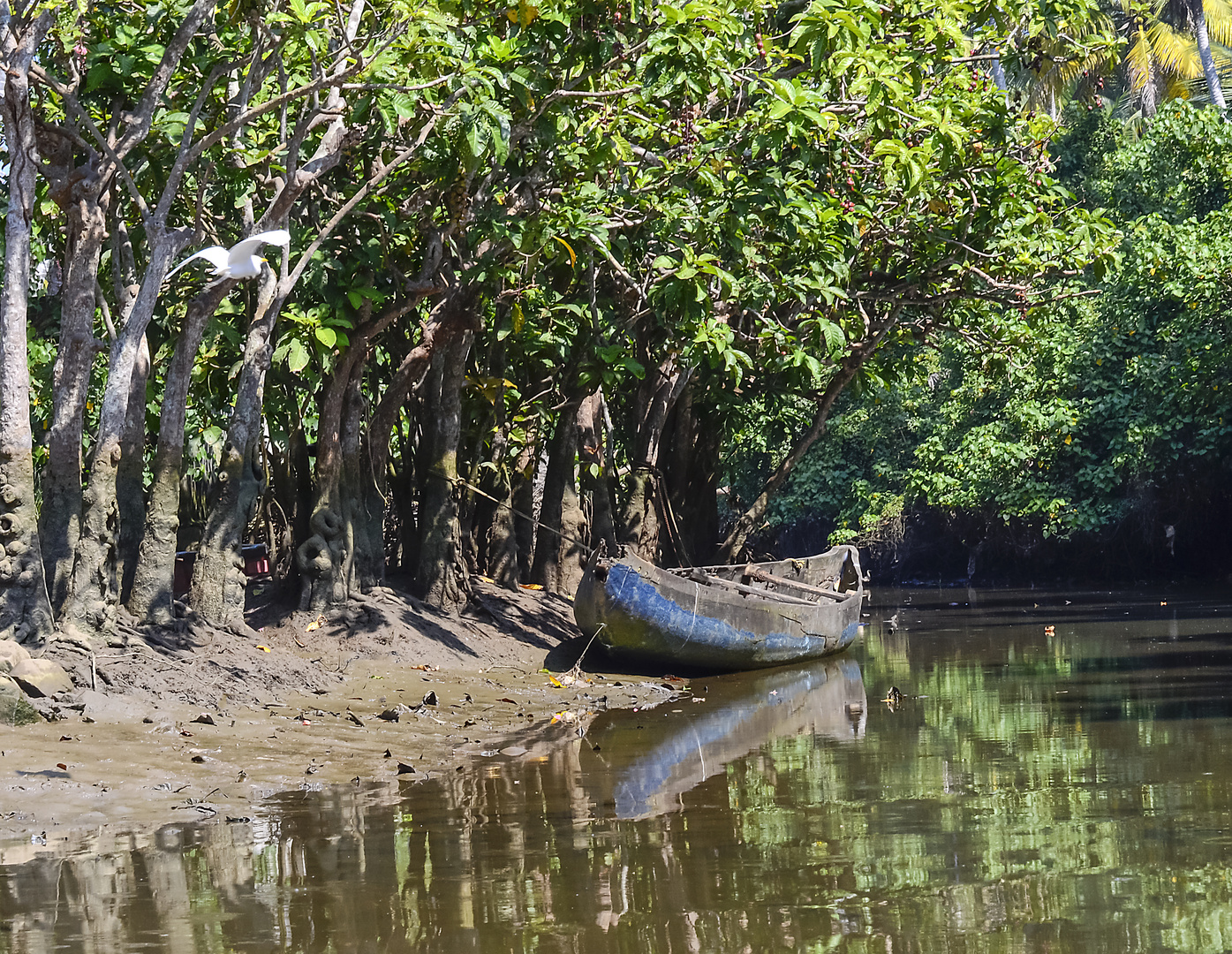 Einsames Fischerboot