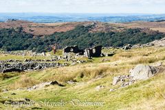 Einsames Haus im Dartmoor (Südengland)