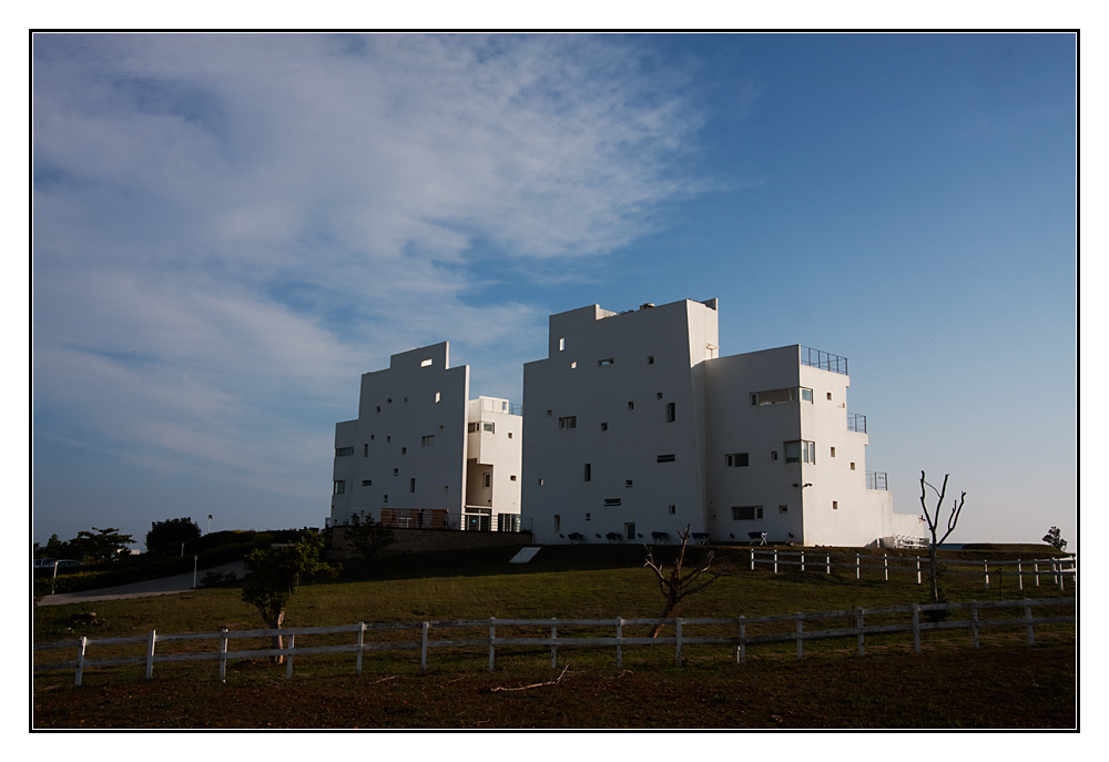 einsames Hotel mit toller Aussicht