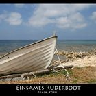 Einsames Ruderboot