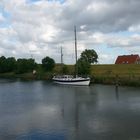 Einsames Schiff in Hooksiel